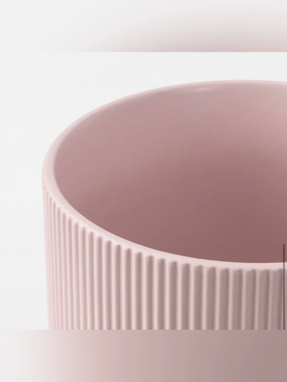 IKEA SET OF 2 1 Gradvis Plant Pot Stonewear. Blush Pink